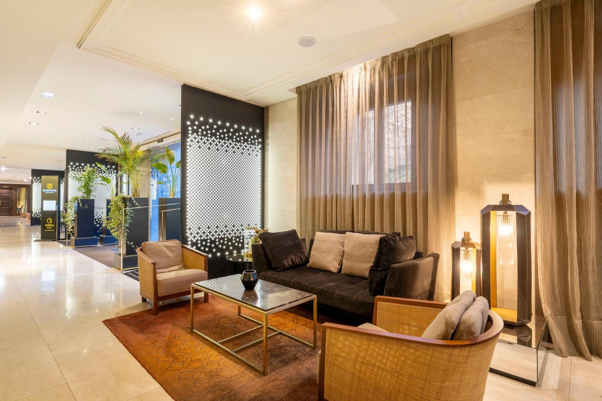 Aurea Washington Irving By Eurostars Hotel Company Granada Dış mekan fotoğraf The lobby of the hotel